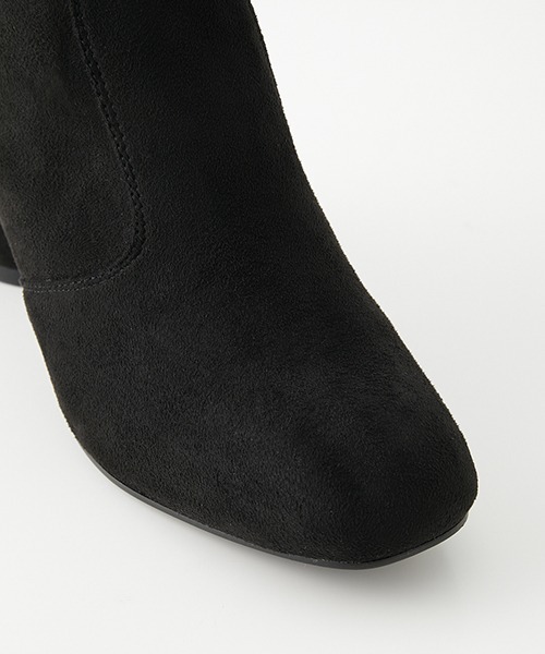 AZUL by moussy（アズールバイマウジー）の「STRETCH SHORT BOOTS/ストレッチショートブーツ（ブーツ・レディース・アイボリー/ブラック/ライトブラウン・SMALL/MEDIUM/LARGE）」の12枚目の写真