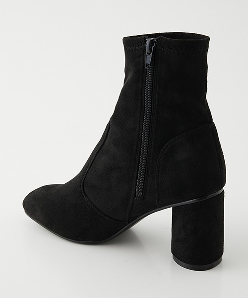 AZUL by moussy（アズールバイマウジー）の「STRETCH SHORT BOOTS/ストレッチショートブーツ（ブーツ・レディース・アイボリー/ブラック/ライトブラウン・SMALL/MEDIUM/LARGE）」の14枚目の写真