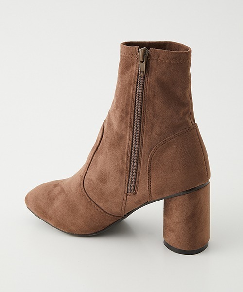 AZUL by moussy（アズールバイマウジー）の「STRETCH SHORT BOOTS/ストレッチショートブーツ（ブーツ・レディース・アイボリー/ブラック/ライトブラウン・SMALL/MEDIUM/LARGE）」の21枚目の写真