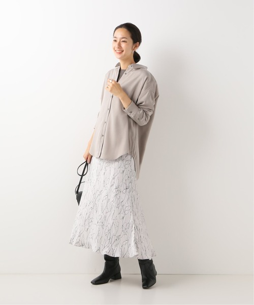 IENA（イエナ）の「キュプラサテンシャツ◇（シャツ/ブラウス