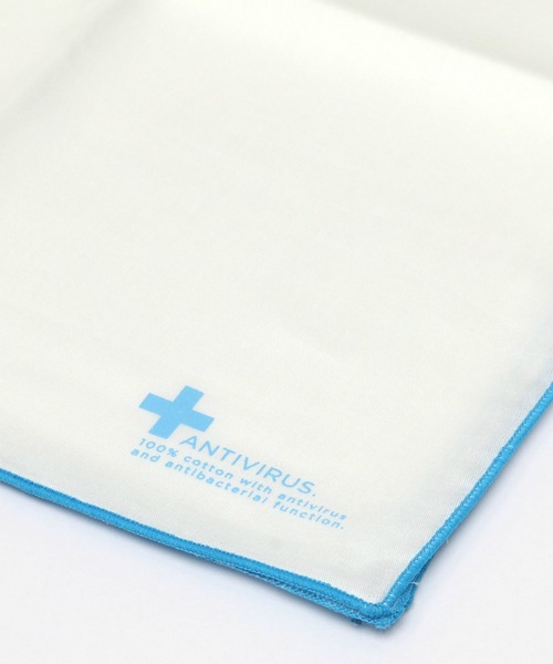 抗ウイルス日本製綿100%ハンカチ