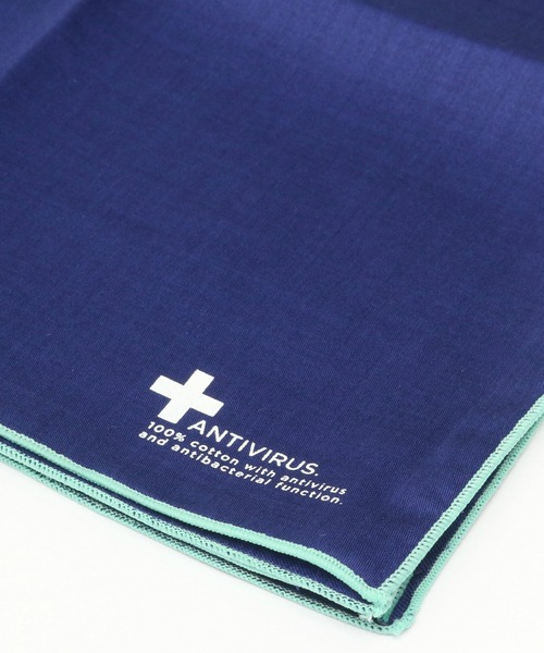 抗ウイルス日本製綿100%ハンカチ