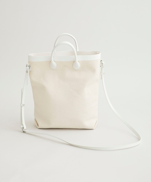 YAHKI（ヤーキ）の「【YAHKI(ヤーキ)】キャンバスレザー切り替えショルダーバッグ/YH-390（ショルダーバッグ・レディース・ホワイト/ブラック・FREE）」の17枚目の写真