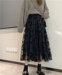 Dream garden | 花柄チュールスカート(スカート)