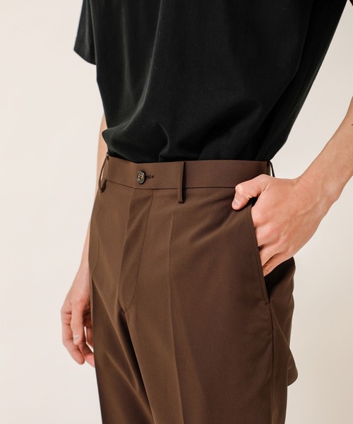 soe】STUDIOUS別注 BASIC SLACKS（スラックス）｜soe（ソーイ