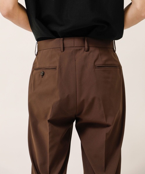 soe（ソーイ）の「【soe】STUDIOUS別注 BASIC SLACKS（スラックス・メンズ・ミント/ブラウン/ブラック/グレー・0/1/2）」の21枚目の写真
