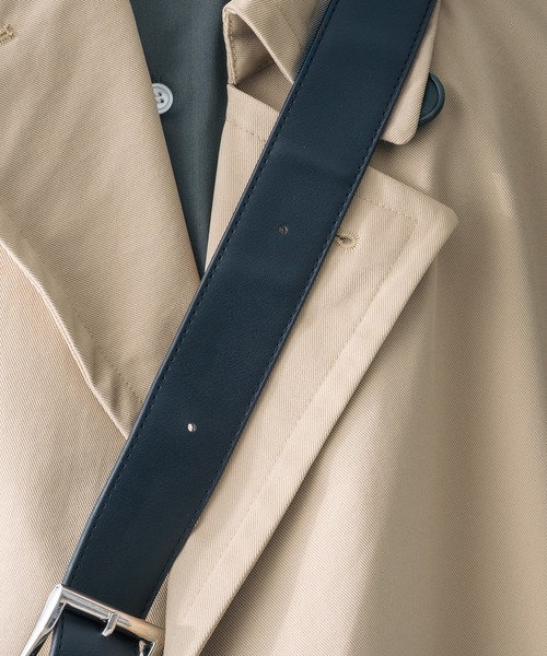 epnok（エプノック）の「BIGショルダーバッグ（ショルダーバッグ・メンズ・ブラック/グレイッシュベージュ/ダークブラウン・FREE）」の21枚目の写真