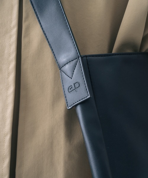 epnok（エプノック）の「BIGショルダーバッグ（ショルダーバッグ・メンズ・ブラック/グレイッシュベージュ/ダークブラウン・FREE）」の22枚目の写真