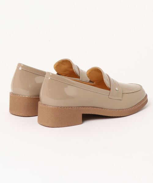 MACKINTOSH PHILOSOPHY(マッキントッシュ フィロソフィー)の「コインローファー(ローファー・レディース・サンドベージュ/ブラック・24.5cm/22.5cm/23.0cm/23.5cm/24.0cm/22.0cm)」の3枚目の写真