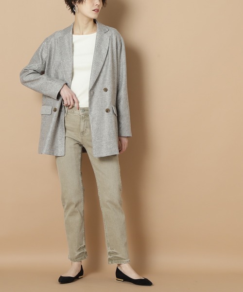 N.(N. Natural Beauty Basic)(エヌエヌナチュラルビューティーベーシック)の「MARITAS DENIM(デニムパンツ・レディース・ベージュ/グレー/カーキ・24/26)」の3枚目の写真