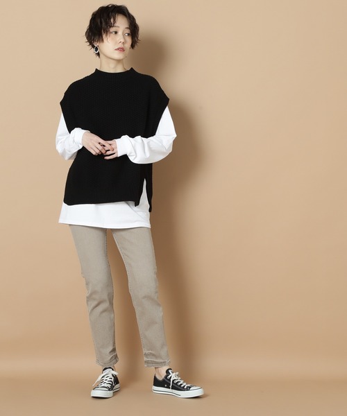 N.(N. Natural Beauty Basic)(エヌエヌナチュラルビューティーベーシック)の「MARITAS DENIM(デニムパンツ・レディース・ベージュ/グレー/カーキ・24/26)」の11枚目の写真