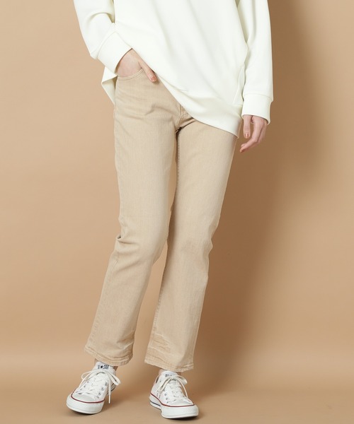 N.(N. Natural Beauty Basic)(エヌエヌナチュラルビューティーベーシック)の「MARITAS DENIM(デニムパンツ・レディース・ベージュ/グレー/カーキ・24/26)」の14枚目の写真