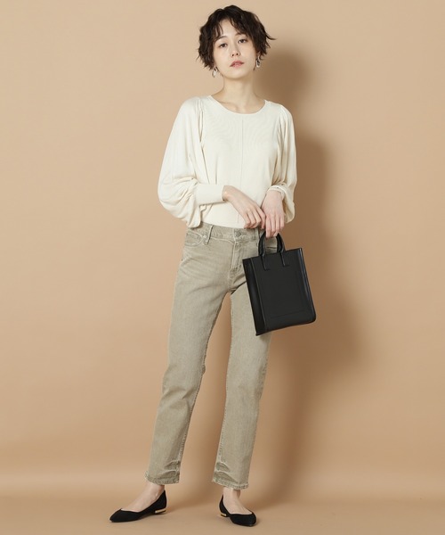 N.(N. Natural Beauty Basic)(エヌエヌナチュラルビューティーベーシック)の「MARITAS DENIM(デニムパンツ・レディース・ベージュ/グレー/カーキ・24/26)」の19枚目の写真