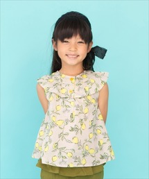 RAGMART | 2ウェイノースリーブプリントブラウス 花柄 レモン柄 果実柄(シャツ/ブラウス)
