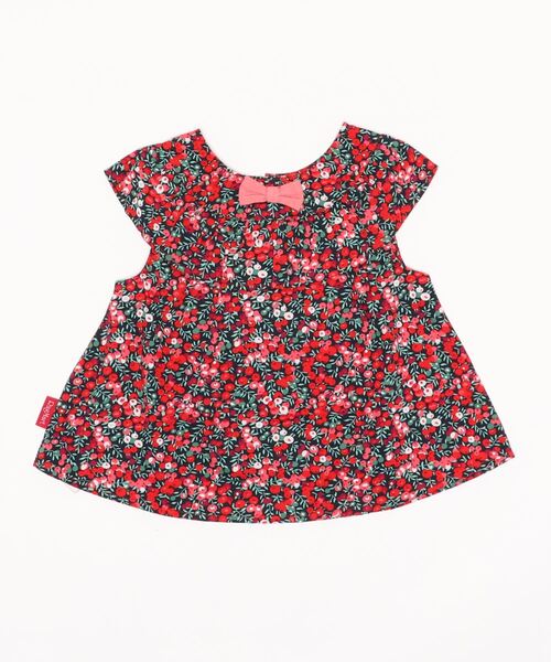 RAGMART（ラグマート）の「2ウェイノースリーブプリントブラウス 花柄 レモン柄 果実柄（シャツ/ブラウス・キッズ・ベージュ/レッド/ピンク・110cm/120cm/100cm/130cm）」の12枚目の写真