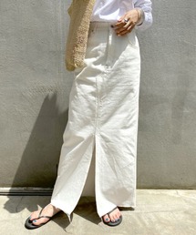 SHENERY | カットオフデニムタイトマキシスカート(デニムスカート)