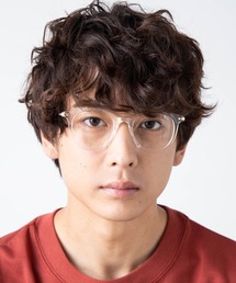 WEGO/コンビクリアフレームサングラス