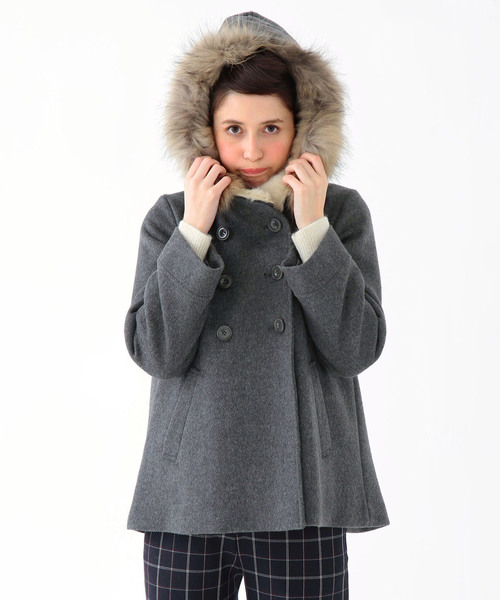 Another Edition(アナザーエディション)の「シャギーファーフードコート/ AE SHAGY FUR HOOD◆(その他アウター・レディース・ダークグレー/ナチュラル/ブラウン・SMALL/MEDIUM)」の21枚目の写真