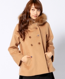 Another Edition | シャギーファーフードコート/ AE SHAGY FUR HOOD(その他アウター)