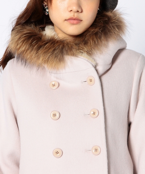 Another Edition(アナザーエディション)の「シャギーファーフードコート/ AE SHAGY FUR HOOD◆(その他アウター・レディース・ダークグレー/ナチュラル/ブラウン・SMALL/MEDIUM)」の7枚目の写真
