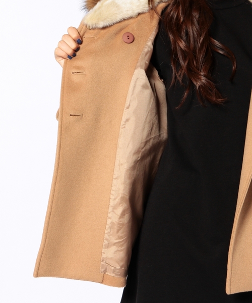 Another Edition(アナザーエディション)の「シャギーファーフードコート/ AE SHAGY FUR HOOD◆(その他アウター・レディース・ダークグレー/ナチュラル/ブラウン・SMALL/MEDIUM)」の10枚目の写真