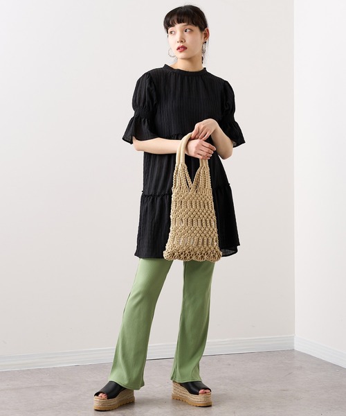 RASVOA(ラスボア)の「【WEB限定】巾着付きマクラメバッグ(ハンドバッグ・レディース・ベージュ/アイボリー・FREE)」の17枚目の写真