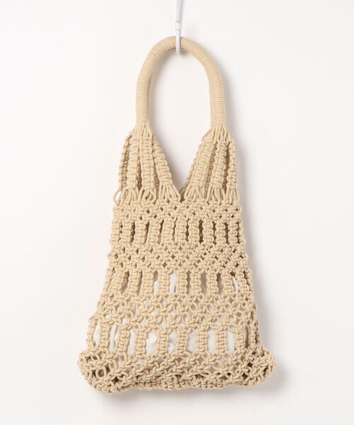 RASVOA(ラスボア)の「【WEB限定】巾着付きマクラメバッグ(ハンドバッグ・レディース・ベージュ/アイボリー・FREE)」の18枚目の写真