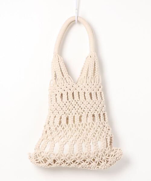 RASVOA(ラスボア)の「【WEB限定】巾着付きマクラメバッグ(ハンドバッグ・レディース・ベージュ/アイボリー・FREE)」の19枚目の写真