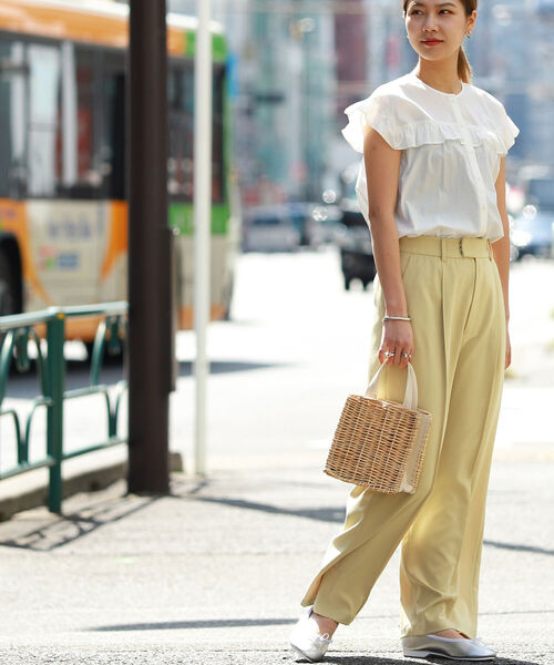 Ray BEAMS(レイビームス)の「Ray BEAMS / フリル ヨーク フレンチ スリーブ(シャツ/ブラウス・レディース・ホワイト/ブラック/ラベンダー・ONE SIZE)」の16枚目の写真