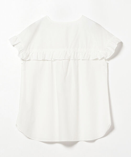 Ray BEAMS(レイビームス)の「Ray BEAMS / フリル ヨーク フレンチ スリーブ(シャツ/ブラウス・レディース・ホワイト/ブラック/ラベンダー・ONE SIZE)」の11枚目の写真