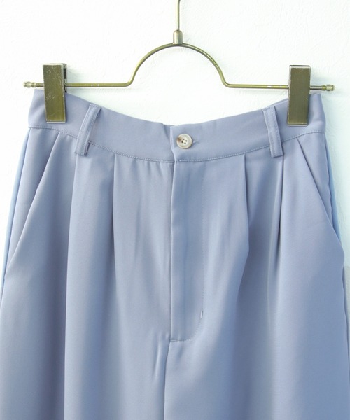 Avvenente（アベネンテ）の「【Avvenente】ハーフスリーブショートシャツ×パンツセットアップ（シャツ/ブラウス・レディース・ブラック/ブルー・M）」の15枚目の写真