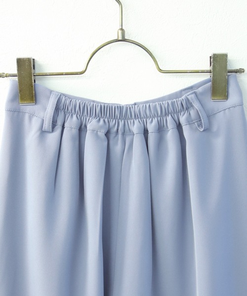 Avvenente（アベネンテ）の「【Avvenente】ハーフスリーブショートシャツ×パンツセットアップ（シャツ/ブラウス・レディース・ブラック/ブルー・M）」の9枚目の写真