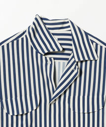 新品 Bagutta ストライプ オープンカラー シャツ 新品 Bagutta ストライプ オープンカラー シャツ - メルカリ