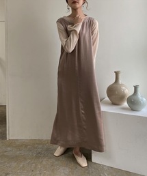 Amiur | glossy satin ops(ワンピース)