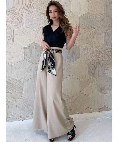 RESEXXY(リゼクシー)の「ノースリーブシャツ(シャツ/ブラウス・レディース・オフホワイト/ブラック/ベージュ・FREE)」の14枚目の写真