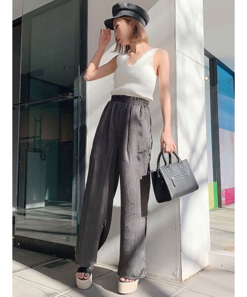 GYDA（ジェイダ）の「アンクルベルトウェッジジュートサンダル（サンダル・レディース・ブラック/ブラウン・SMALL/MEDIUM/LARGE）」の8枚目の写真