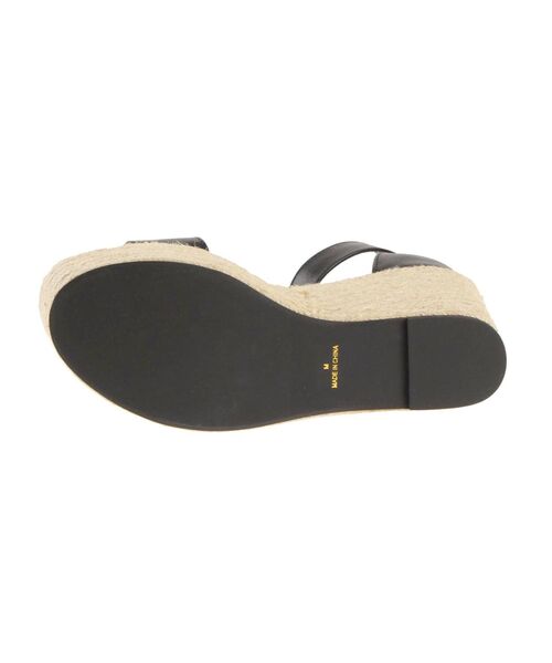 GYDA（ジェイダ）の「アンクルベルトウェッジジュートサンダル（サンダル・レディース・ブラック/ブラウン・SMALL/MEDIUM/LARGE）」の13枚目の写真