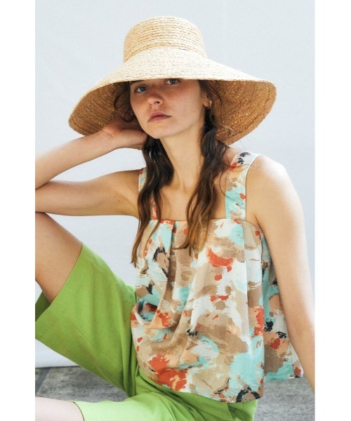 moussy マウジー　FLOWER PAINT STRAP セットアップ moussy マウジー FLOWER PAINT STRAP セットアップ