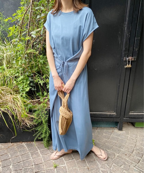 AZUL ENCANTO（アズールエンカント）の「2WAY ワンピース（ワンピース・レディース・ブラック/ブルー/ライトベージュ/ダークオレンジ・FREE）」の6枚目の写真