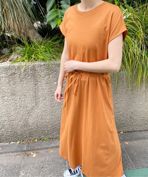 AZUL ENCANTO（アズールエンカント）の「2WAY ワンピース（ワンピース・レディース・ブラック/ブルー/ライトベージュ/ダークオレンジ・FREE）」の9枚目の写真