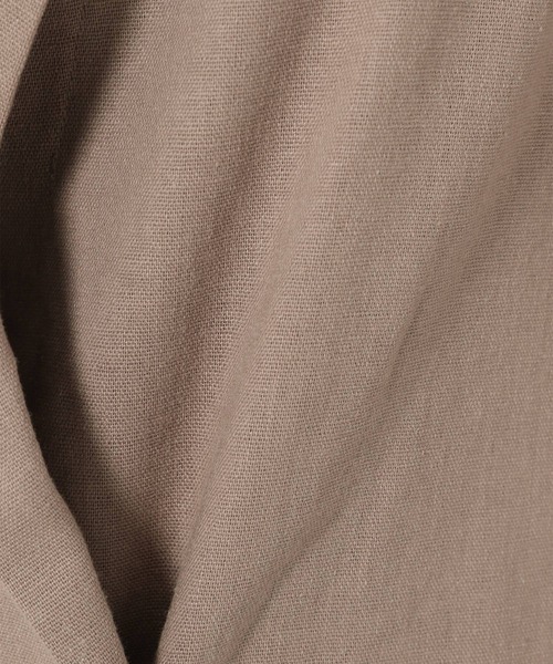 mysty woman（ミスティウーマン）の「リネンハーフスリーブライトジャケット 951764（テーラードジャケット・レディース・ダークブラウン/アイボリー/ダークベージュ・FREE）」の21枚目の写真