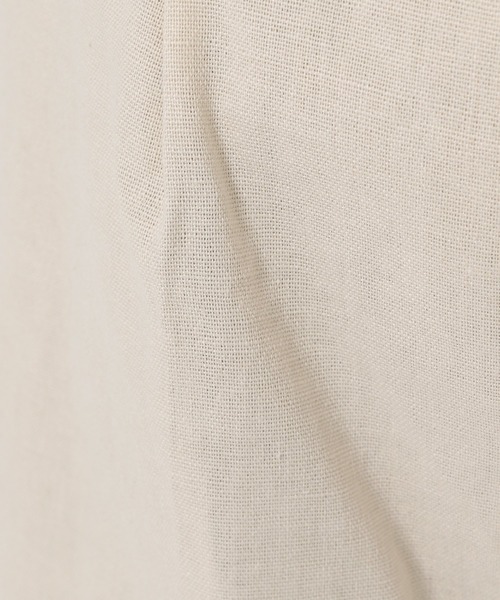 mysty woman（ミスティウーマン）の「リネンハーフスリーブライトジャケット 951764（テーラードジャケット・レディース・ダークブラウン/アイボリー/ダークベージュ・FREE）」の22枚目の写真