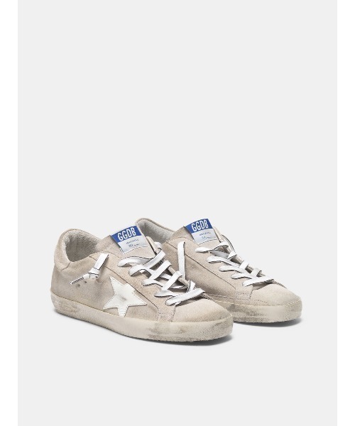 GOLDEN GOOSE（ゴールデングース）の「GOLDEN GOOSE SuperStar sneakers ice grey suede