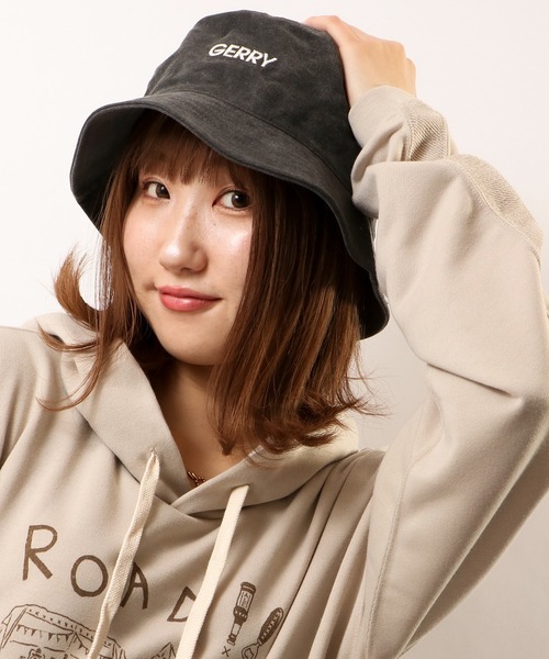 GERRY（ジェリー）の「GERRY 色あせバケットハット（ハット・メンズ・ブラック/ベージュ/サックスブルー・FREE）」の15枚目の写真