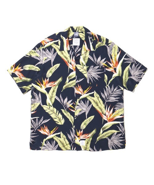 APPLEBUM（アップルバム）の「"Flower5021" S/S Aloha Shirt（シャツ/ブラウス・メンズ・ホワイト/ネイビー/グリーン・X-LARGE/MEDIUM/LARGE）」の3枚目の写真