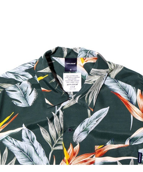 APPLEBUM（アップルバム）の「"Flower5021" S/S Aloha Shirt（シャツ/ブラウス・メンズ・ホワイト/ネイビー/グリーン・X-LARGE/MEDIUM/LARGE）」の9枚目の写真