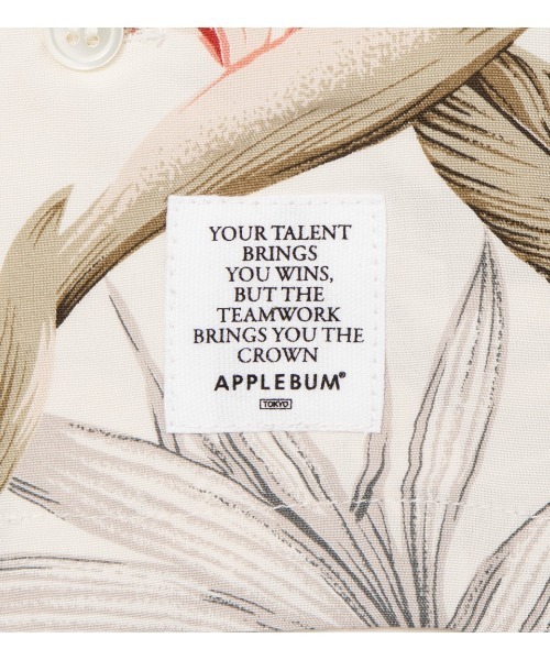 APPLEBUM（アップルバム）の「"Flower5021" S/S Aloha Shirt（シャツ/ブラウス・メンズ・ホワイト/ネイビー/グリーン・X-LARGE/MEDIUM/LARGE）」の8枚目の写真