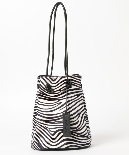 BAYFLOW(ベイフロー)の「アニマルキンチャクバッグ(トートバッグ・レディース・ブラック/ベージュ/ブラウン・FREE)」の5枚目の写真