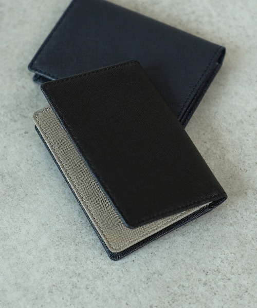 BEAMS HEART(ビームスハート)の「【WEB限定カラーあり】サフィアーノレザー 名刺入れ(ユニセックス)(名刺入れ・メンズ・ブラック/ベージュ/ネイビー/ライトブラウン/その他・ONE SIZE)」の1枚目の写真