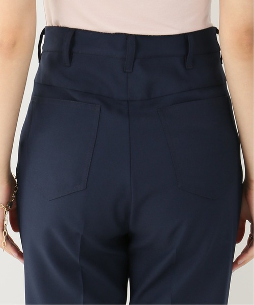 JOINT WORKS（ジョイントワークス）の「J-ツイルクロススリットパンツ（スラックス・レディース・ネイビー/サックスブルー/グリーン・SMALL/MEDIUM）」の14枚目の写真